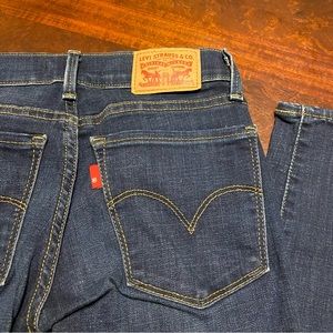 LEVI’s 710 Super Skinny jean in dark denim